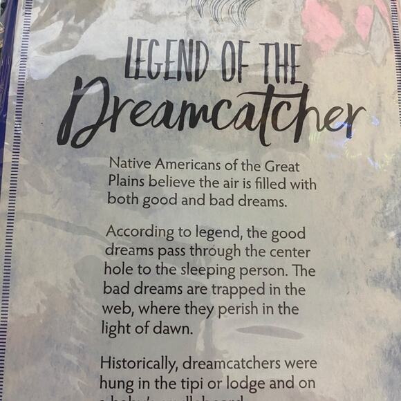NEW Dreamcatcher still in plastic with the Legend printed on back of label - Picture 3 of 5